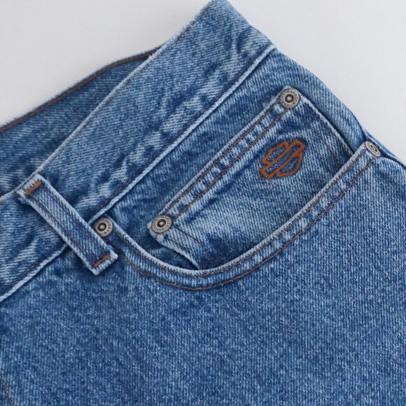 Harley-Davidson Mid-Wash Relaxed Biker 100% Cotton Blue Denim Jeans 38x30 - Picture 6 of 8